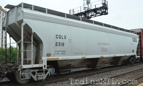 Car/wagon CGLX2316 left side / coté gauche